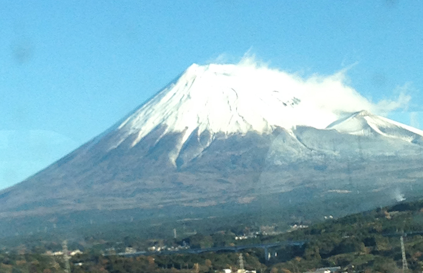 Mt. Fuji from the Tokaido Shinkansen